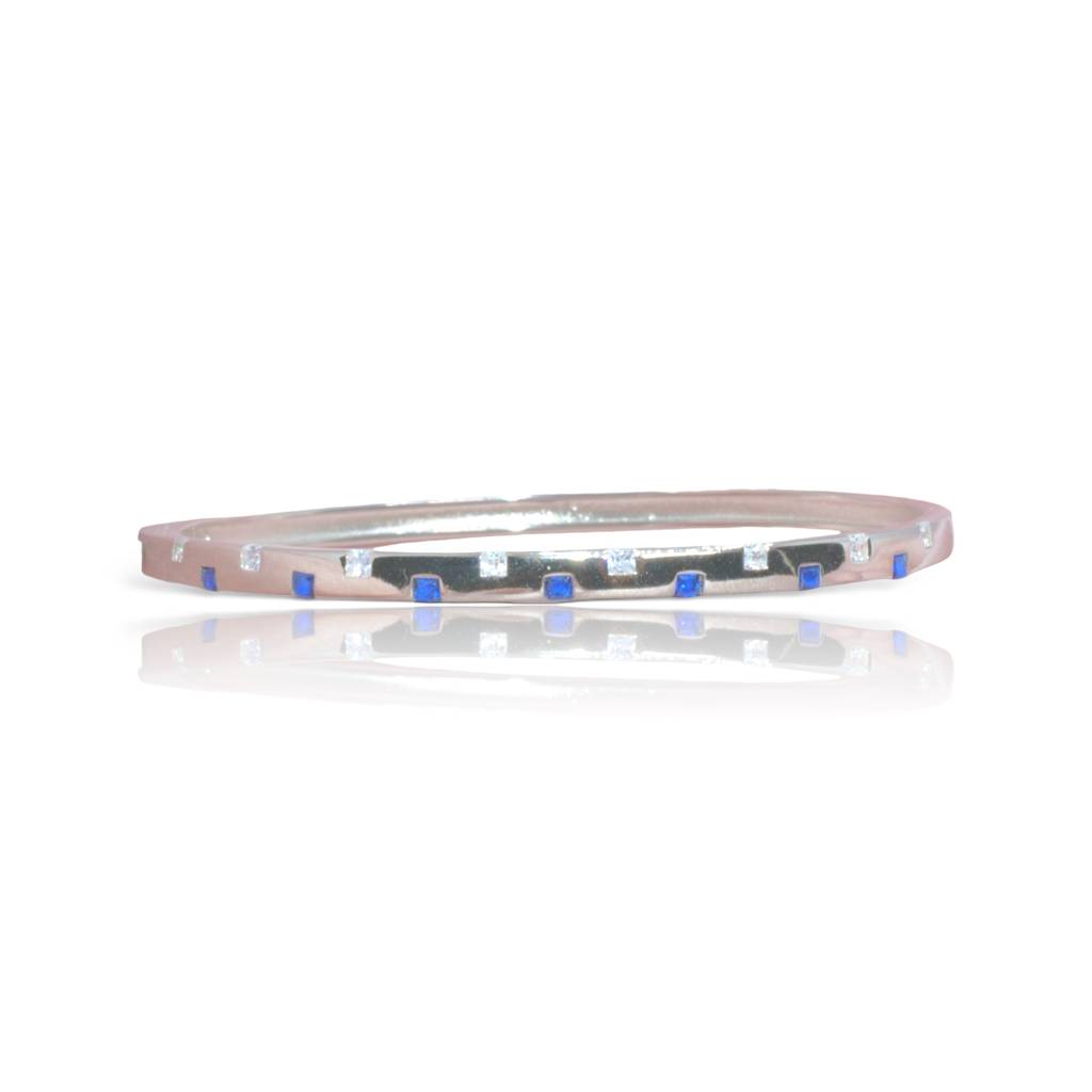 Criss Cross Blue Oval : 1087