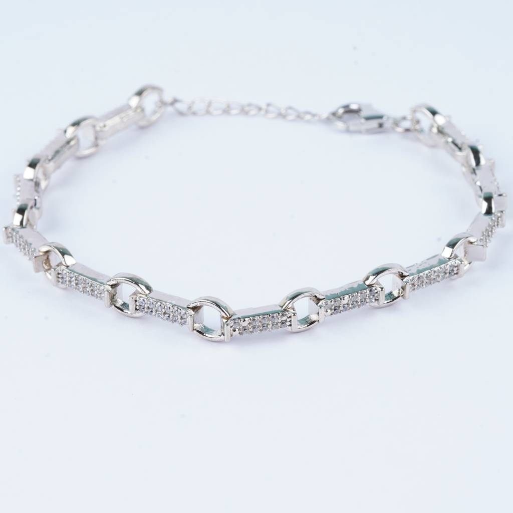 925 Sterling Silver Classy Bracelet | Elegant Boho Bracelet For Women : BR1018