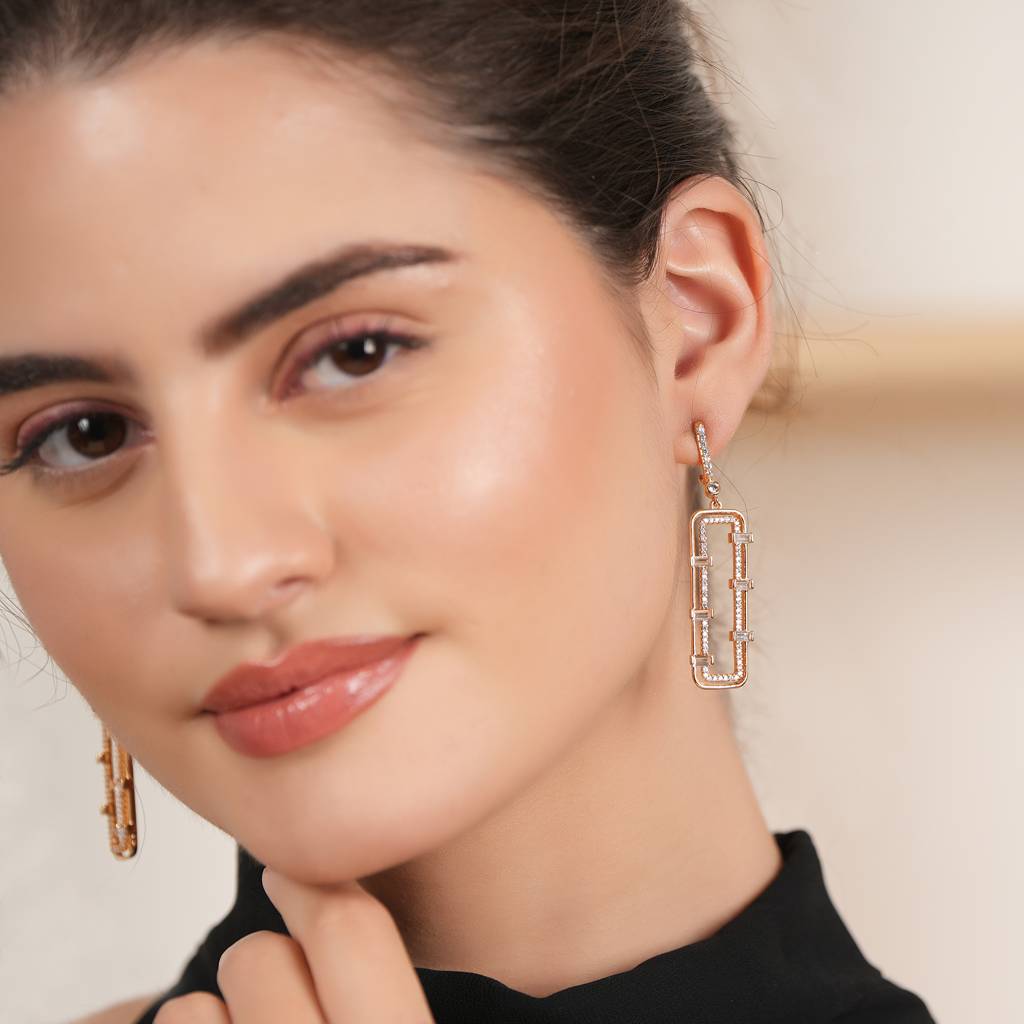 Delicate Diamond Dangler Earring For Women : SJ146