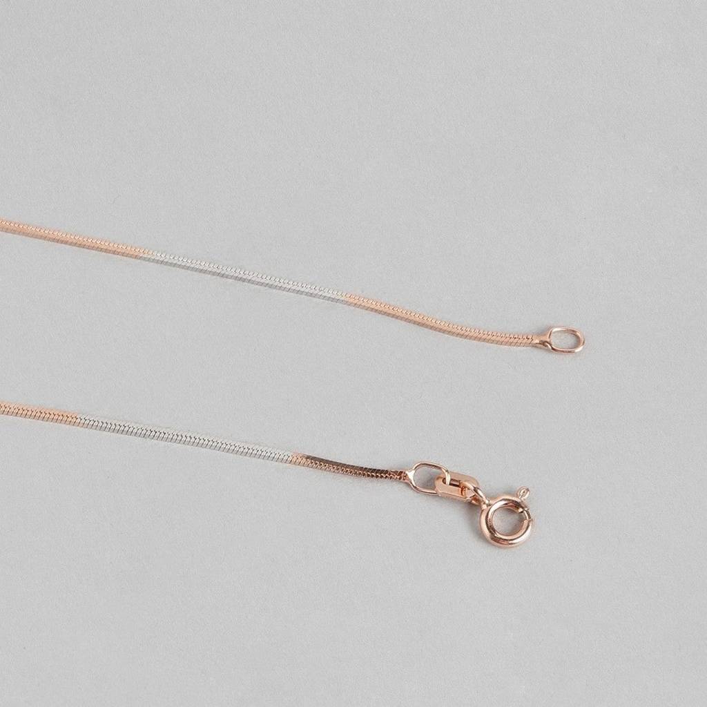 The Elegant 925 Sterling Silver Anklet : ANK-60016-PAIR