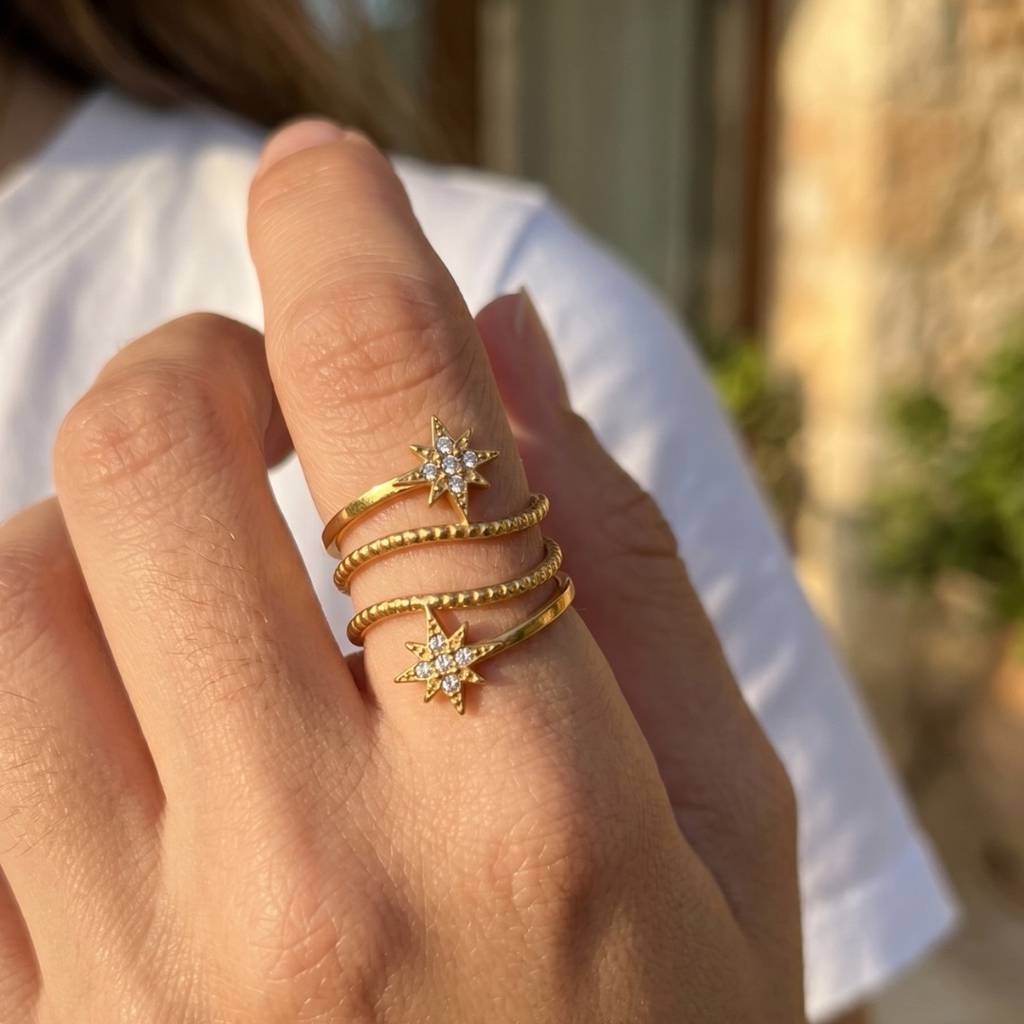 ボール Eternity Star Spiral | Star Spiral - 18K PVD Coated | Éktaraa · Eternz
