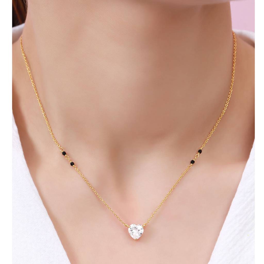 Golden Bond Gold Plated 925 Sterling Silver Mangalsutra : MGS-10047-G