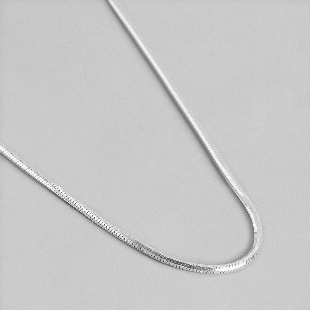 Majestic Serpent 925 Sterling Silver Snake Chain With For Men 24 Inches : CH-10038-24-Inch