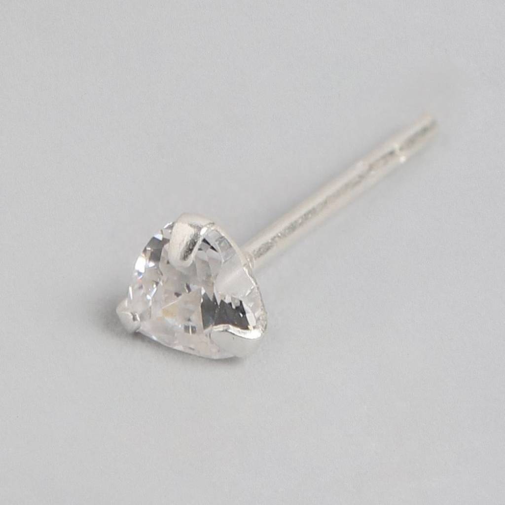 Minimal 925 Silver Earrings, Set Of 4 : CEAR-10005