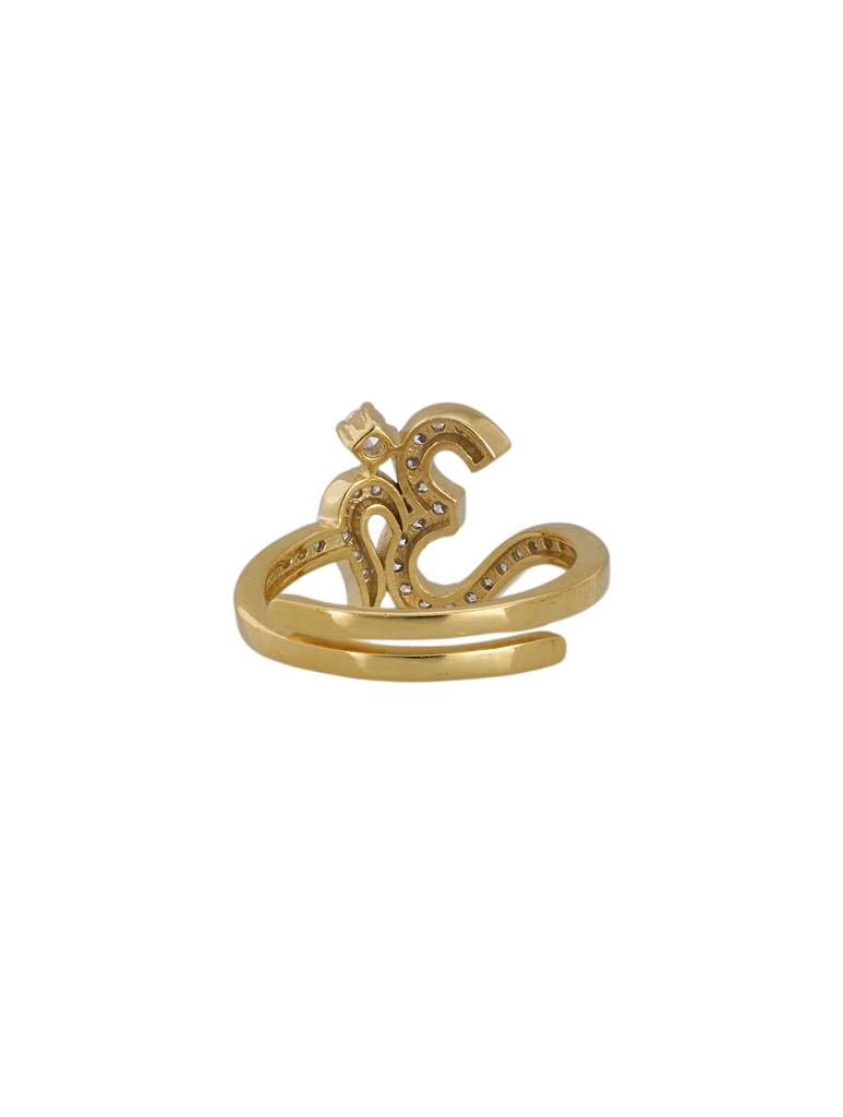 925 Silver Om Ring : CSR30