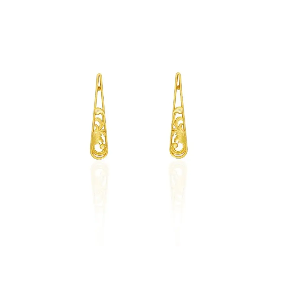 Gold Acanthus Earrings | Gold Acanthus Earrings · Eternz