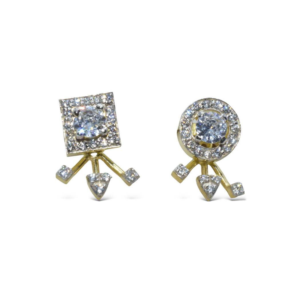 Starry Skies Front & Back Earrings : 1110