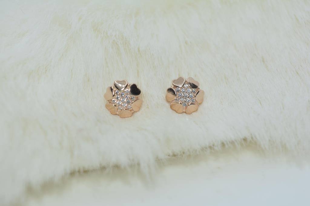 Radiant Starlight Hearts Earrings : 1111