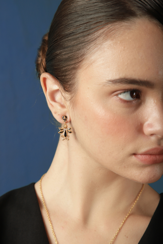 Baroque Bee Earrings : SMBRER10