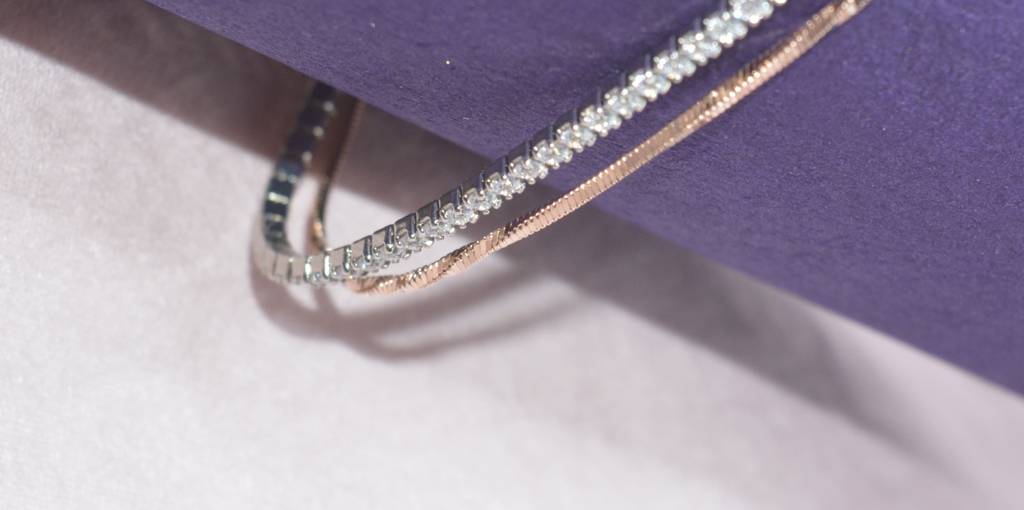 Silver Serenity Chain & Stone Anklet : 1123