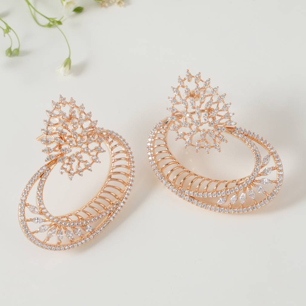 Pastel Multicolor Enameled Filigree Garden Crystal Earrings Pastel Multicolor Enameled Filigree Garden Crystal Earrings