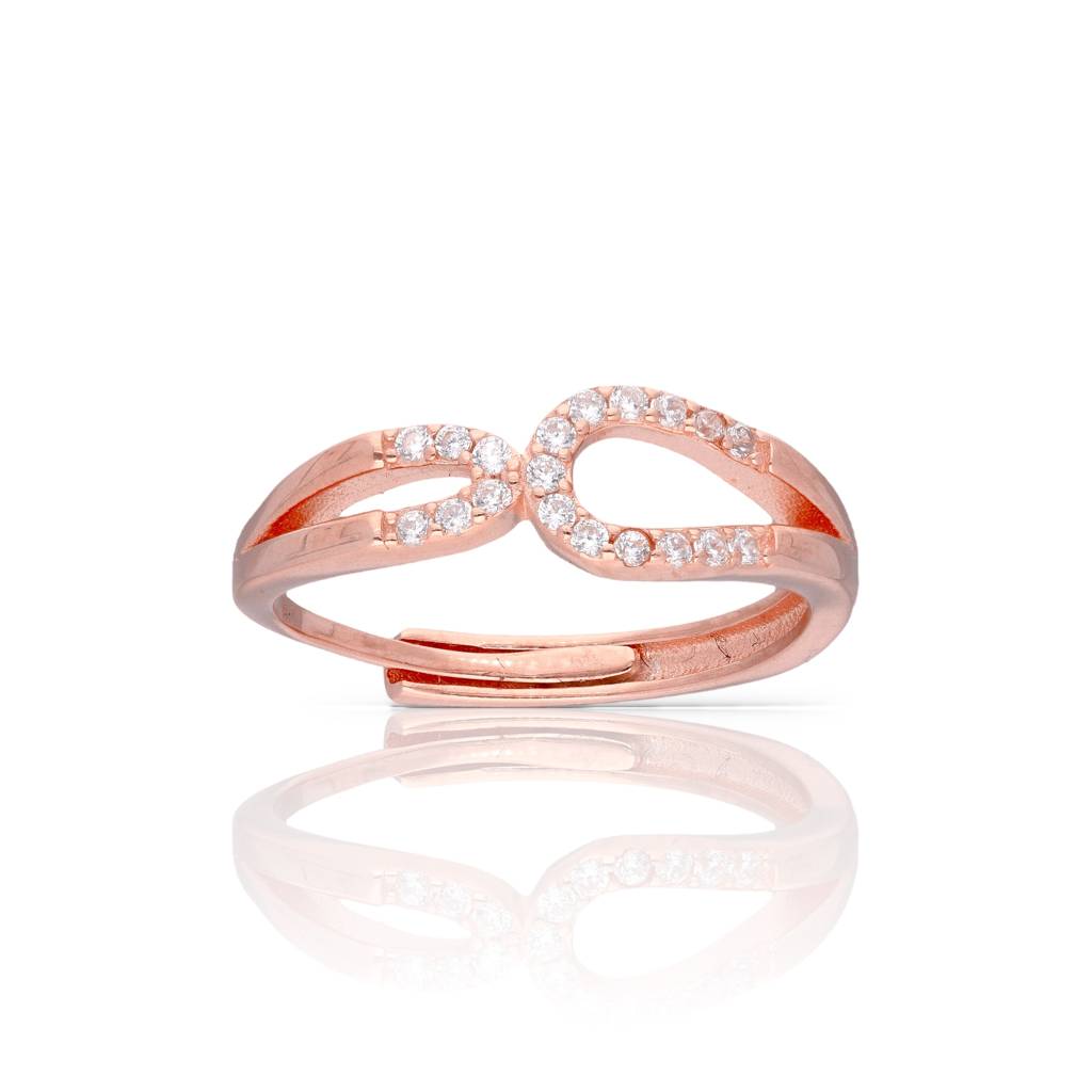 Curves Of Elegance Ring: 925 Silver : 1166