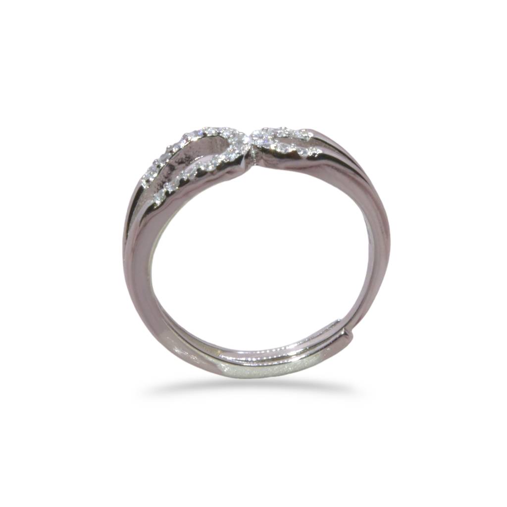 Curves Of Elegance Ring: 925 Silver : 1166