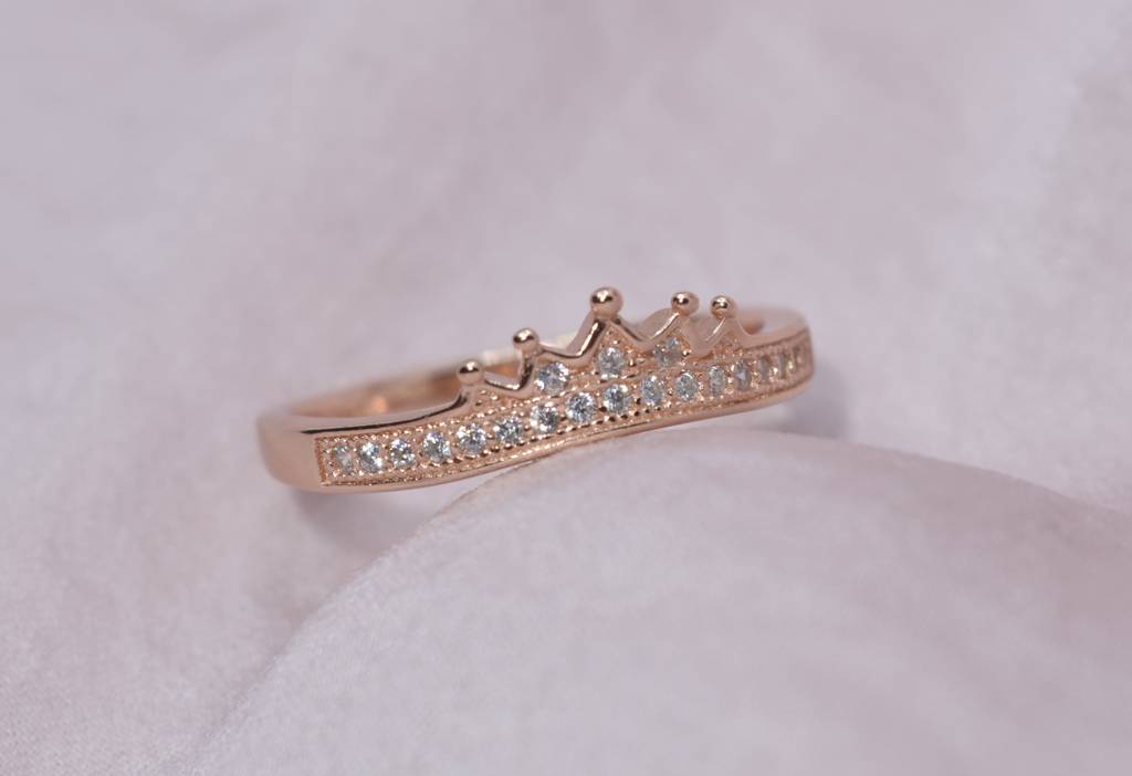 Sparkling Tiara Ring: 925 Silver : 1170