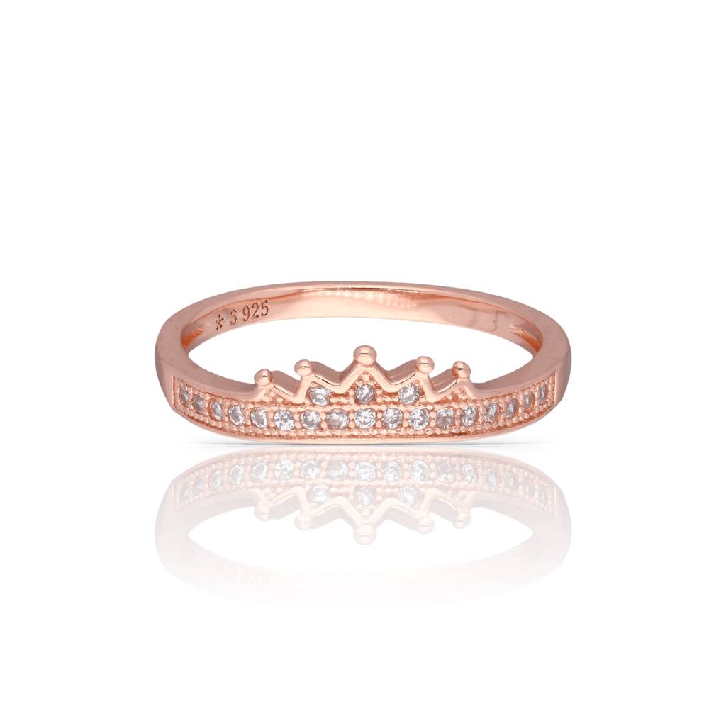 Sparkling Tiara Ring: 925 Silver : 1170