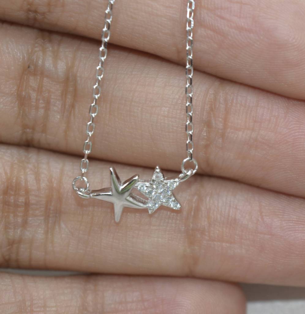 Stellar Star Duo Necklace : 1188