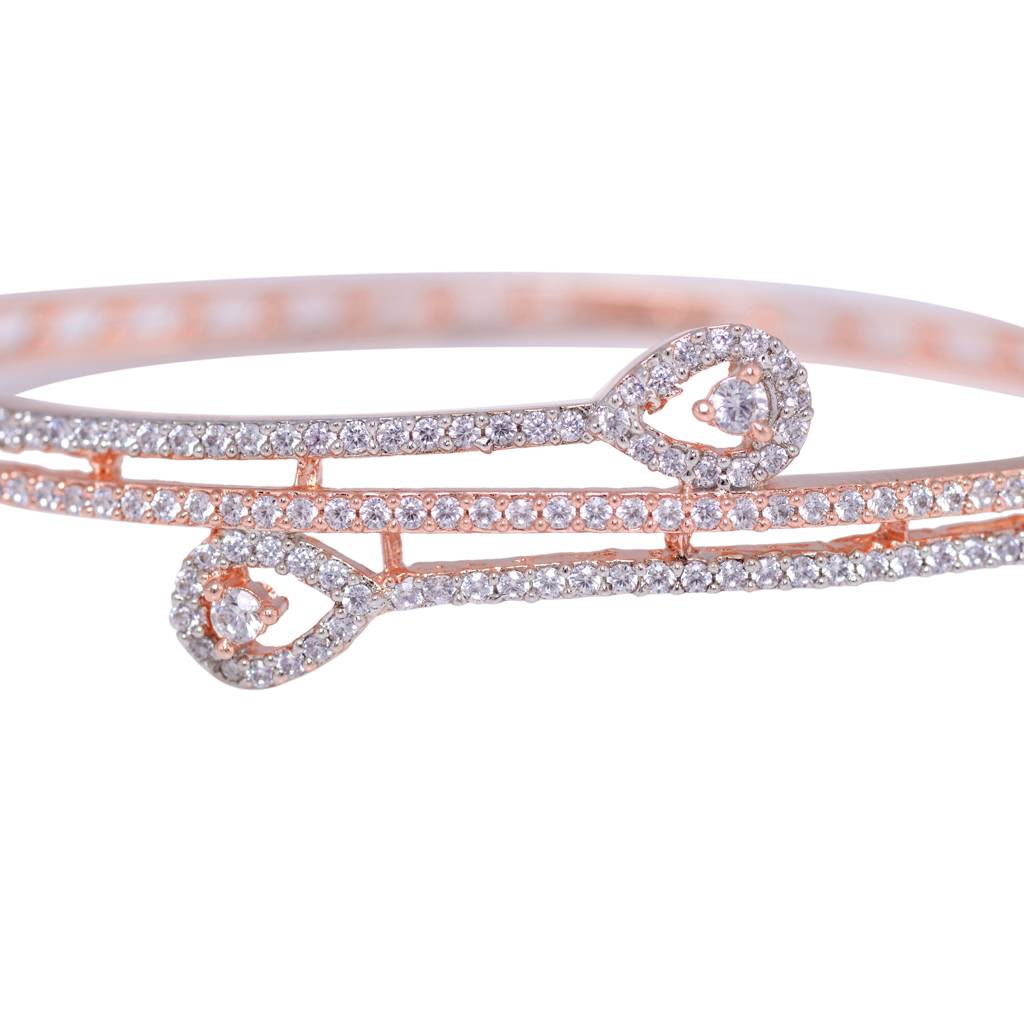 Stylish Modern Handcrafted Bracelet Rose Gold Plated : SJBR1190