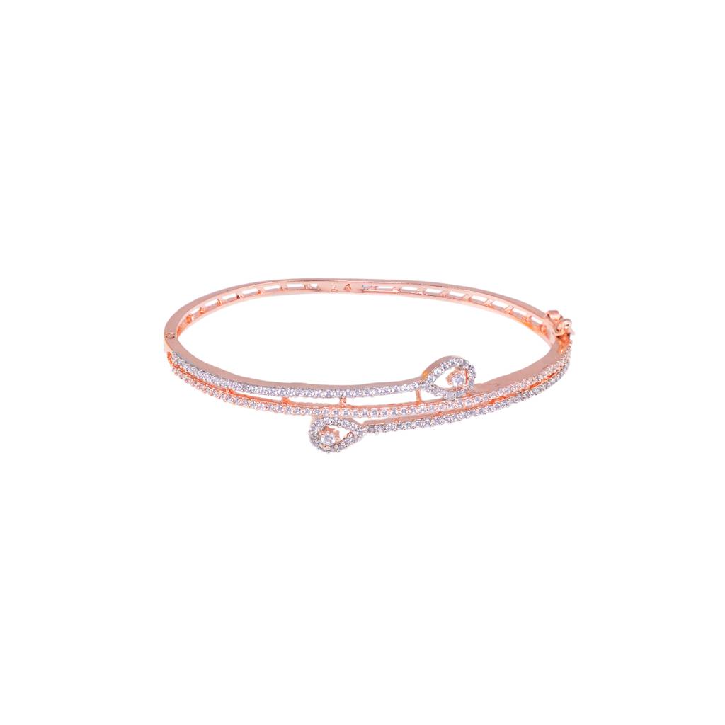 Stylish Modern Handcrafted Bracelet Rose Gold Plated : SJBR1190