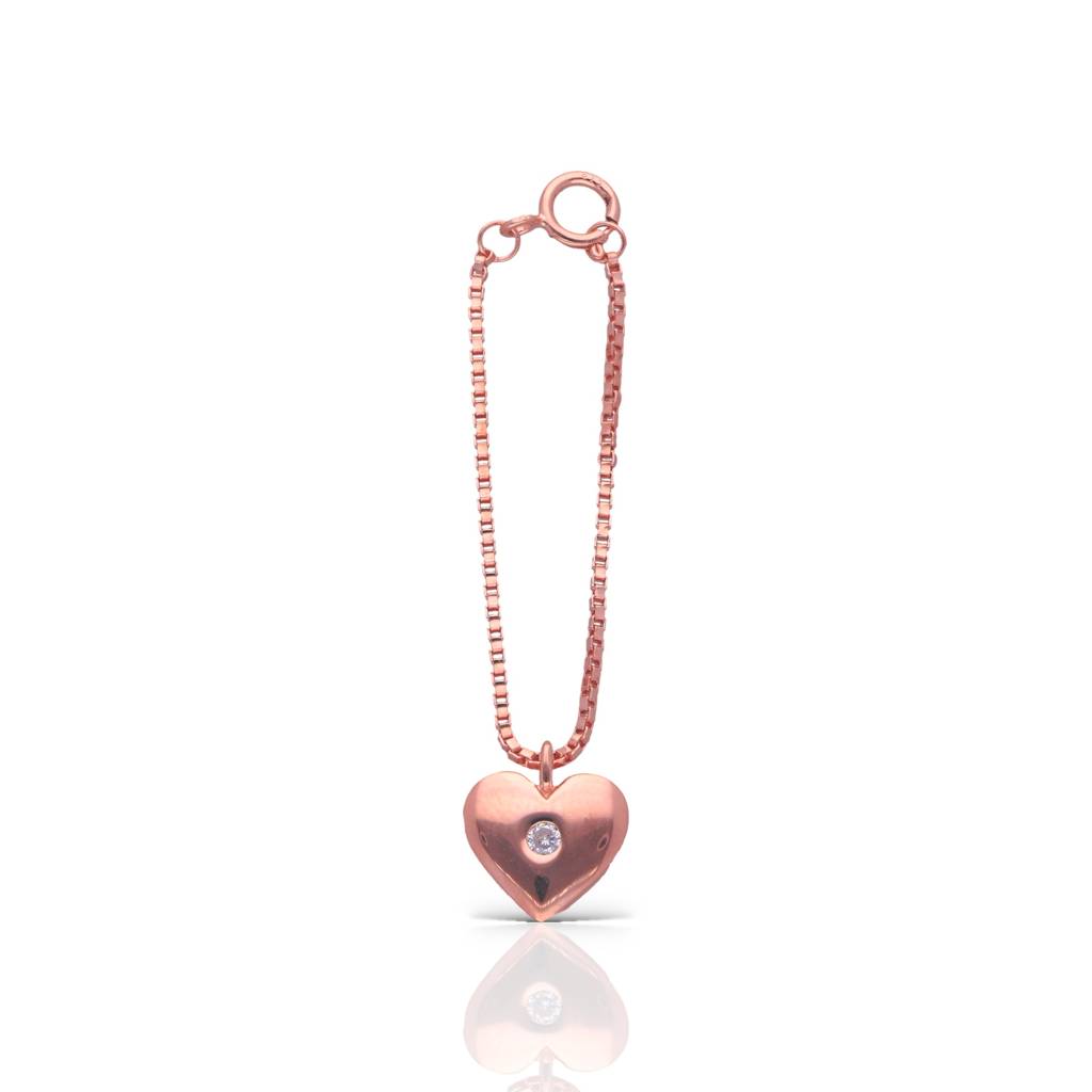 Blushing Heart Watch Charm : 1190