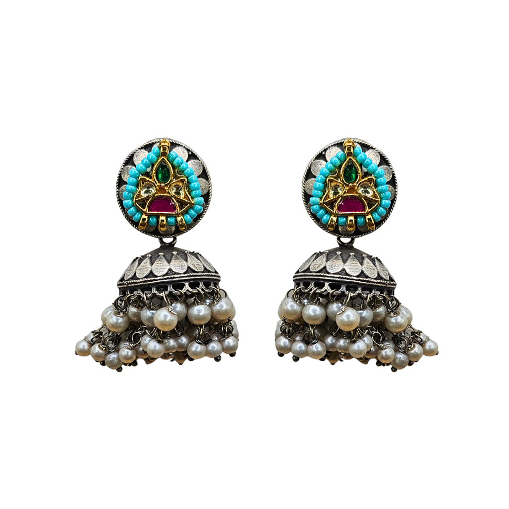 Garba Glowstone  Jhumki Earrings : ER012