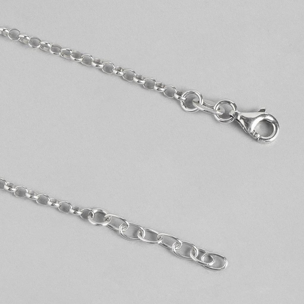 Triple Butterfly Rhodium Plated 925 Sterling Silver Anklet : ANK-60249-PAIR
