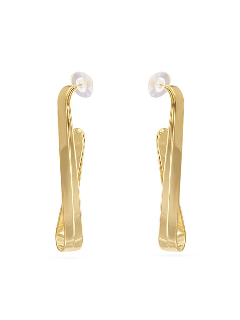 Golden Drop Earrings : YI24A0047E