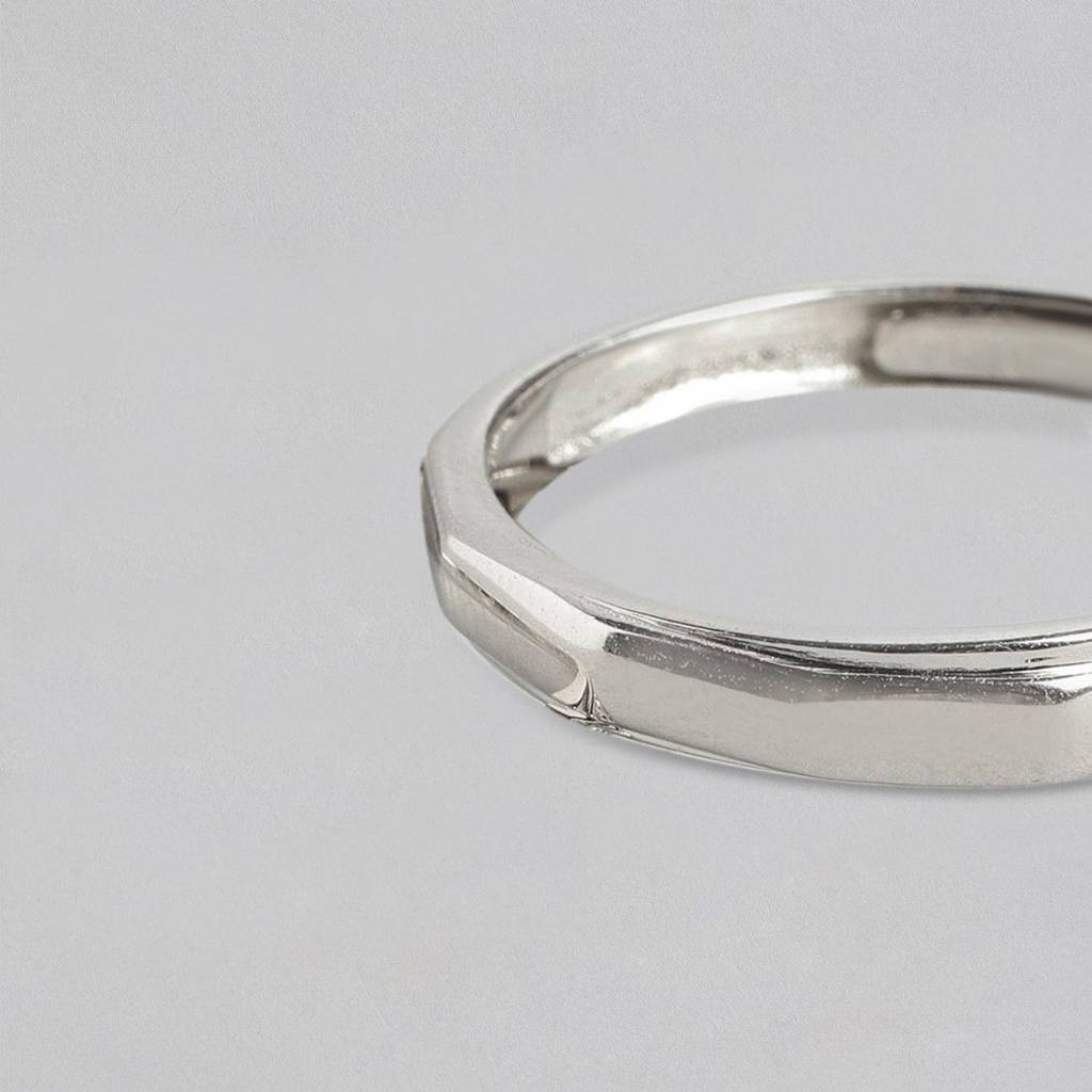 Cohort Band 925 Sterling Silver Ring For Him (Adjustable) : RNG-40060