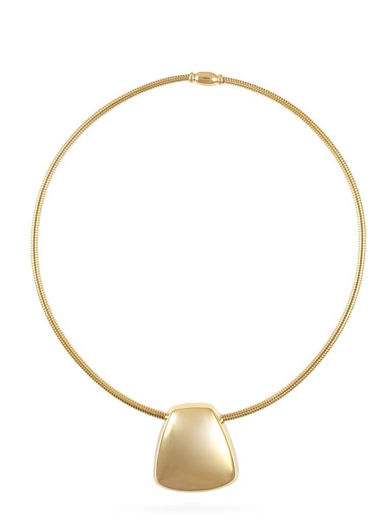 Boho Style Gold Tone Pendant Necklace : YI24A0084N