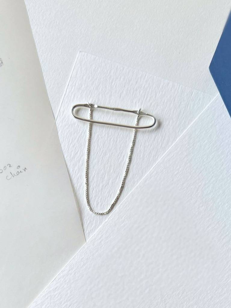 Amrapali Box Cuff Silver No Piercing : EBECD-S