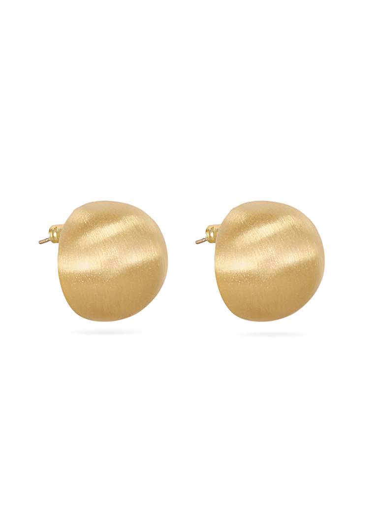 Minimalist Round Shaped Stud Earrings : YI24A0049E