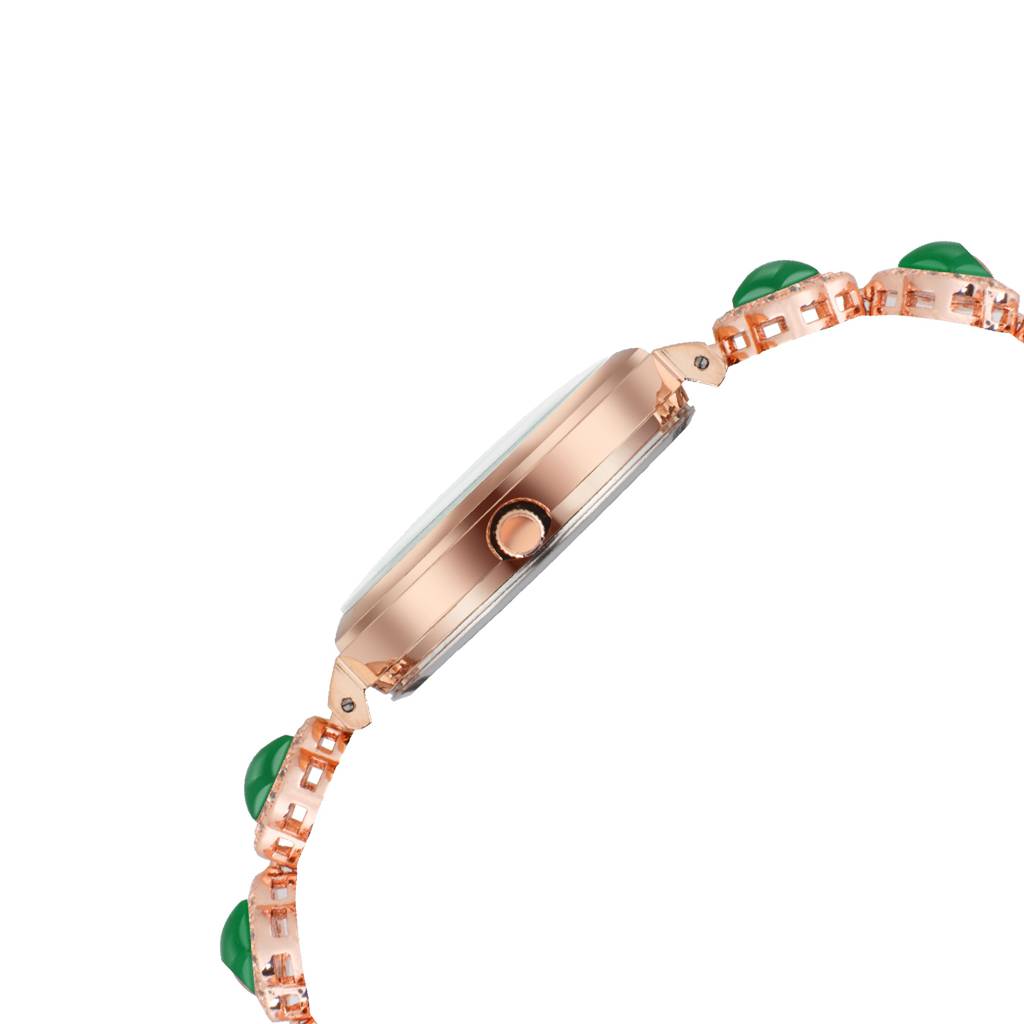 Serenite Dial Watch For Women With Crystal Halo Bracelet : CN-494