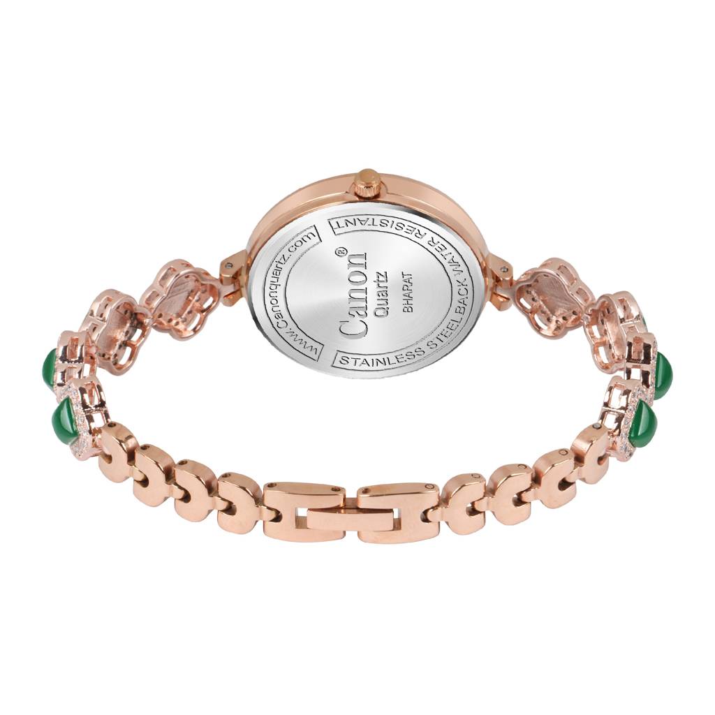 Serenite Dial Watch For Women With Crystal Halo Bracelet : CN-494