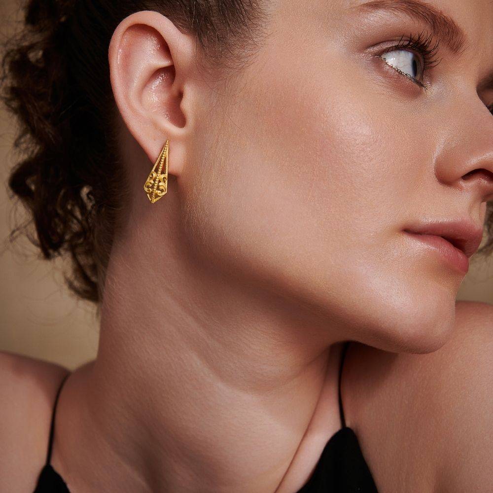 Mini 3D Ornate Earrings