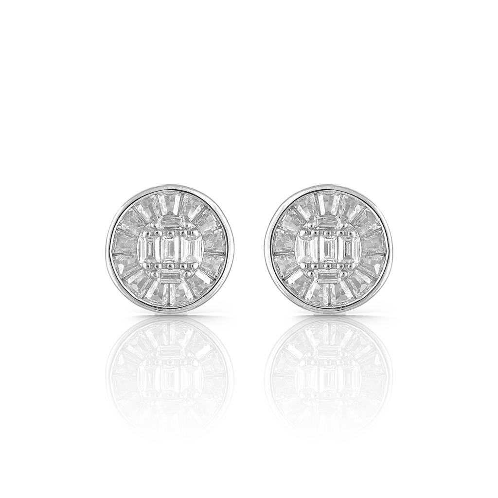 Glamorous Cluster Earrings For Women - 925 Silver Jewelry : 1253