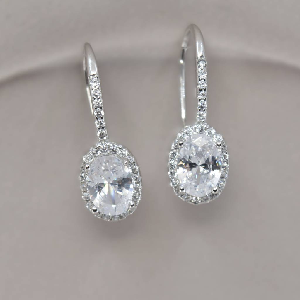 925 Sterling Silver Timeless Drop Earrings : 1255