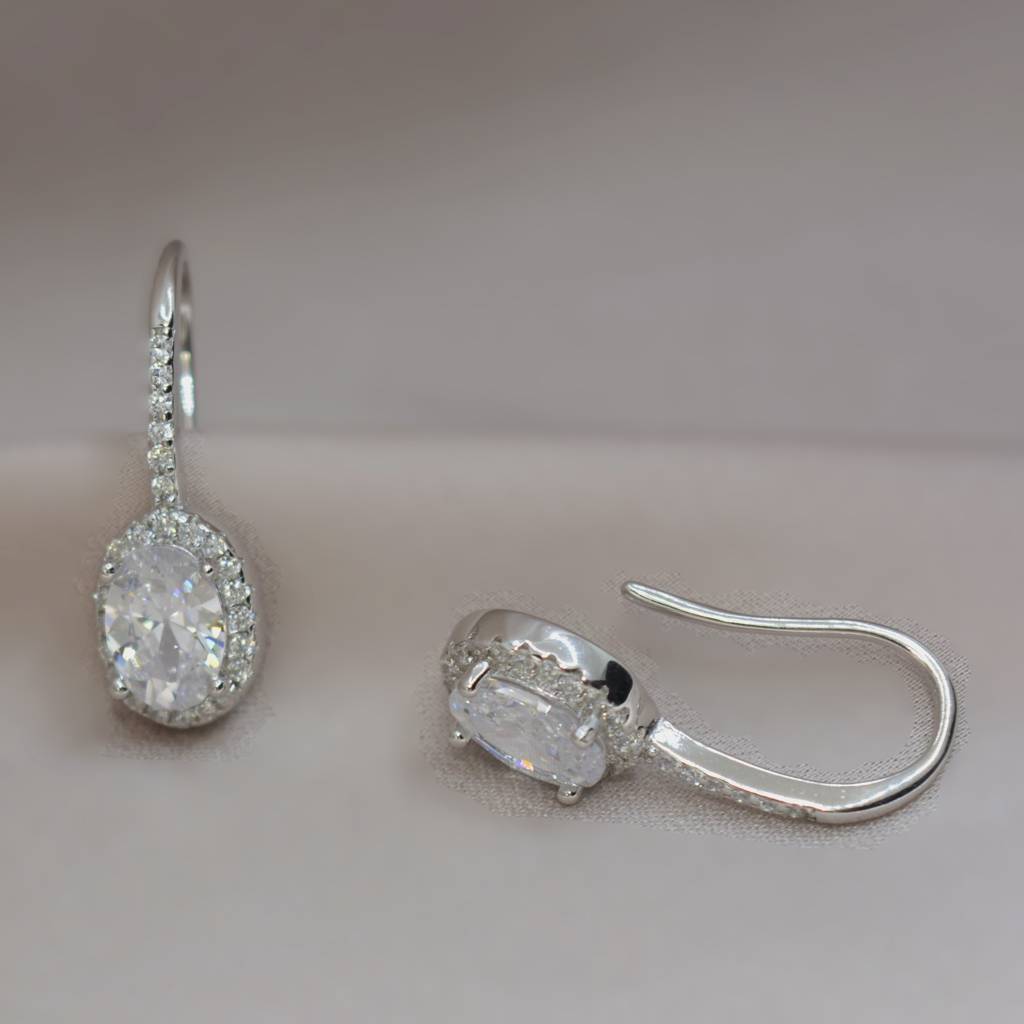 925 Sterling Silver Timeless Drop Earrings : 1255