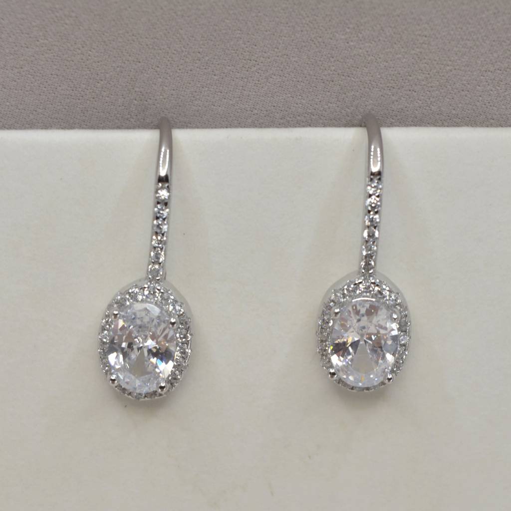 925 Sterling Silver Timeless Drop Earrings : 1255