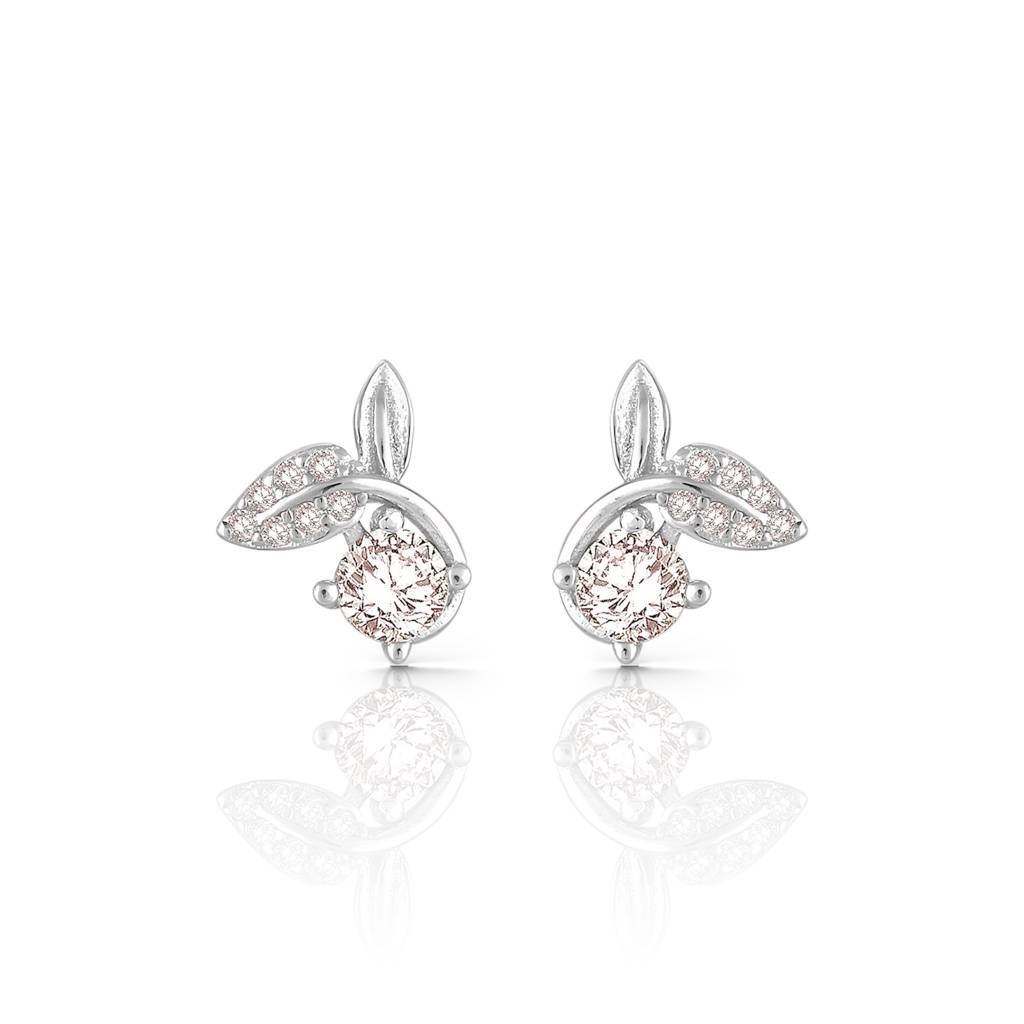 Fin-Tastic Stud Earrings In 925 Sterling Silver : 1259