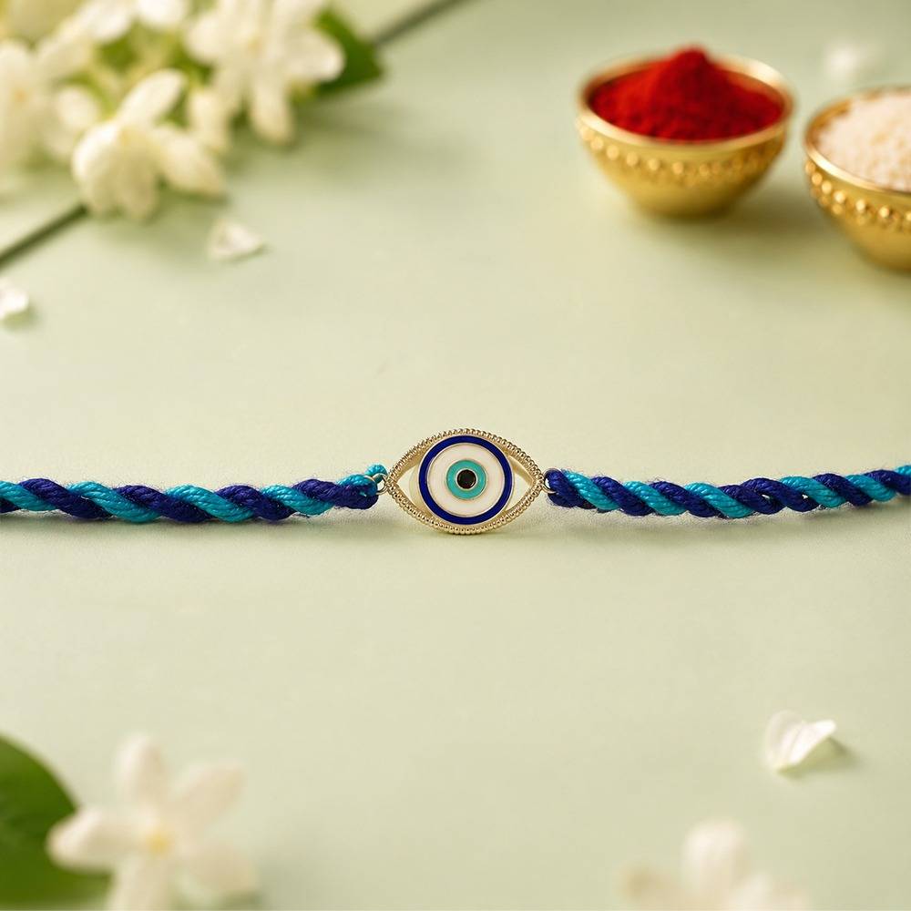 Eternz Certified Jewellery - Sorele Evil Eye Guardian 925 Sterling Silver Rakhi