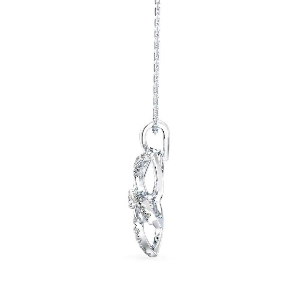 Floral Flourish Diamond Pendant