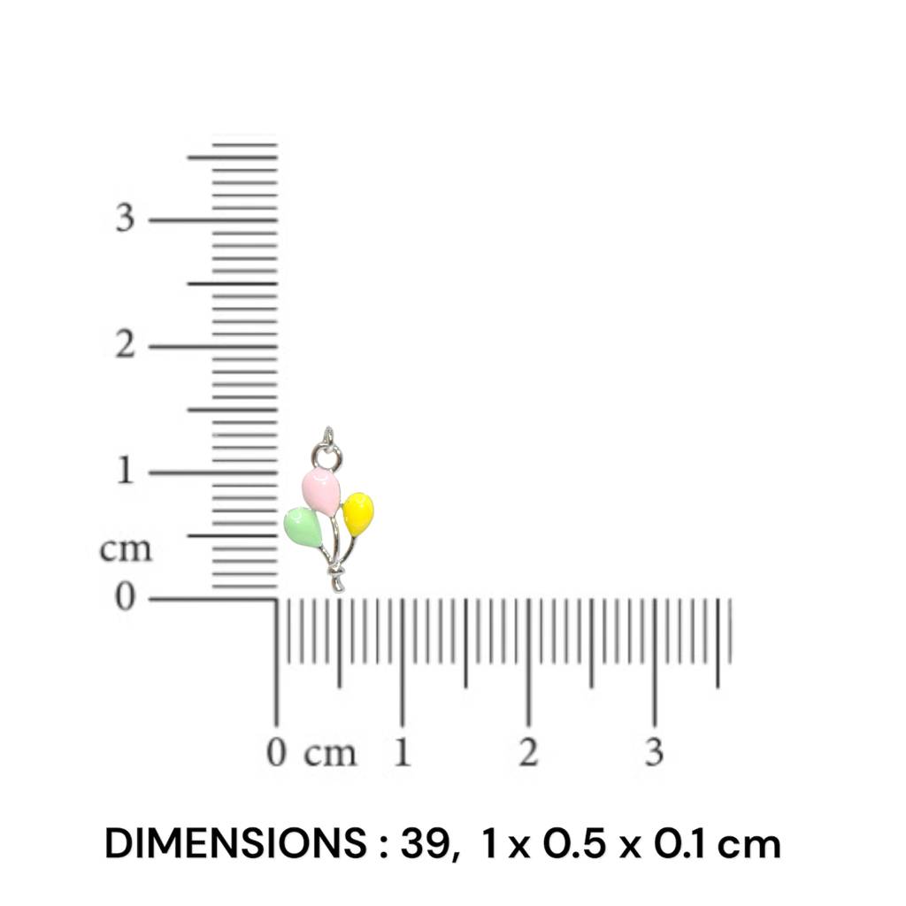 Whimsical Pastel Balloon Necklace Set For Teen In 925 Silver : 1268