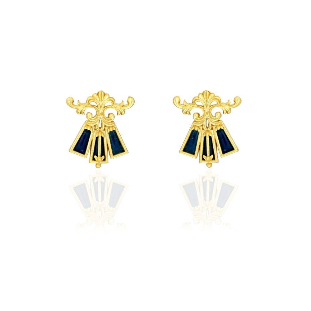 Floral Scroll Earrings