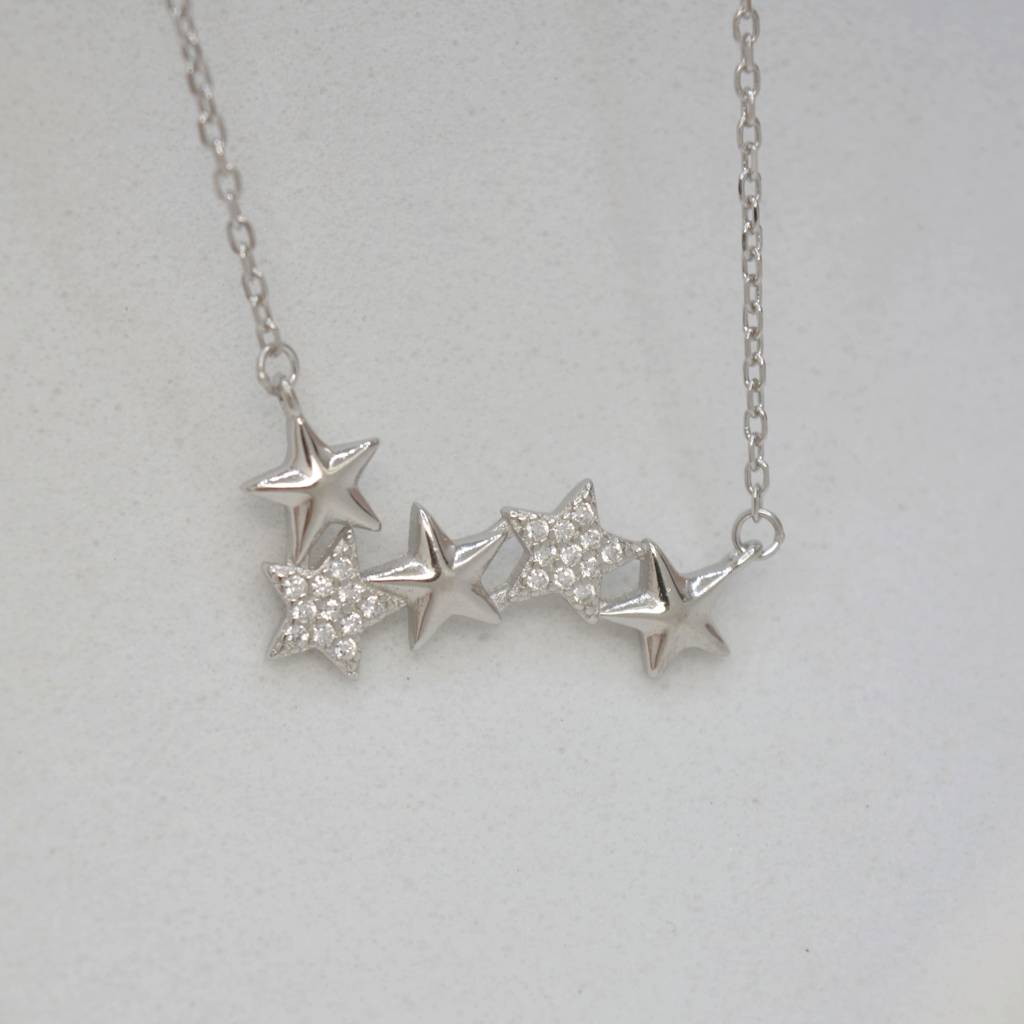 Celestial Star Necklace For Women - 925 Silver Jewelry : 1273