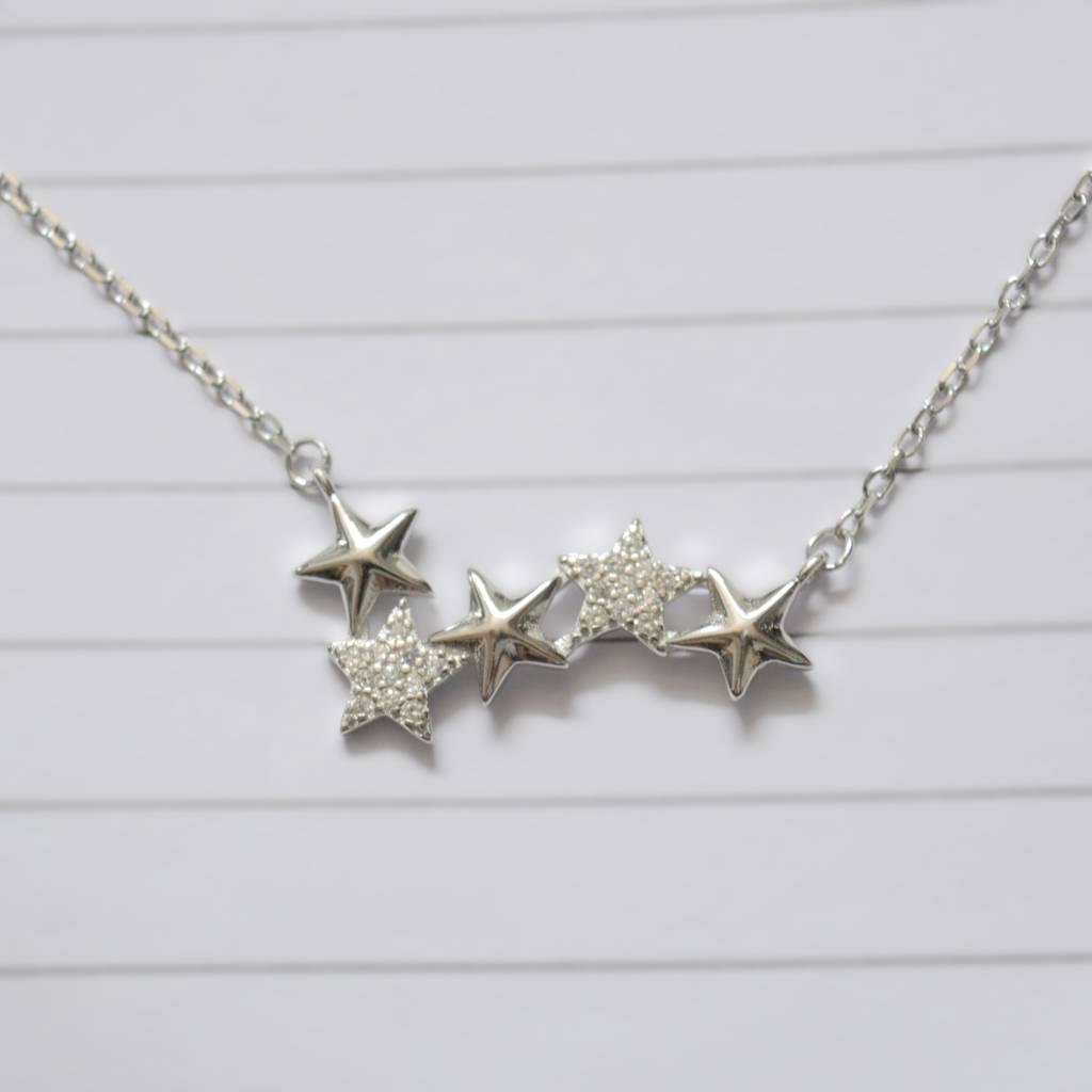 Celestial Star Necklace For Women - 925 Silver Jewelry : 1273