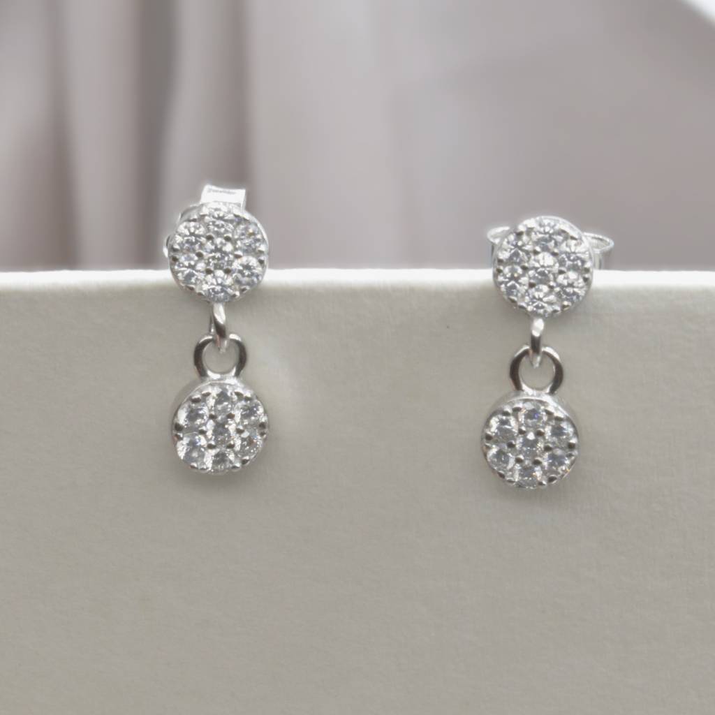 Delicate Polka Dot Necklace Set - 925 Silver Jewelry : 1278