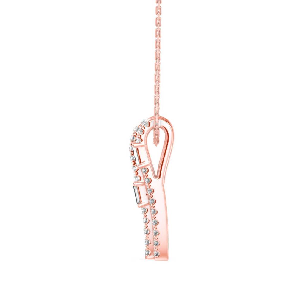 Vertical Bar Diamond Pendant