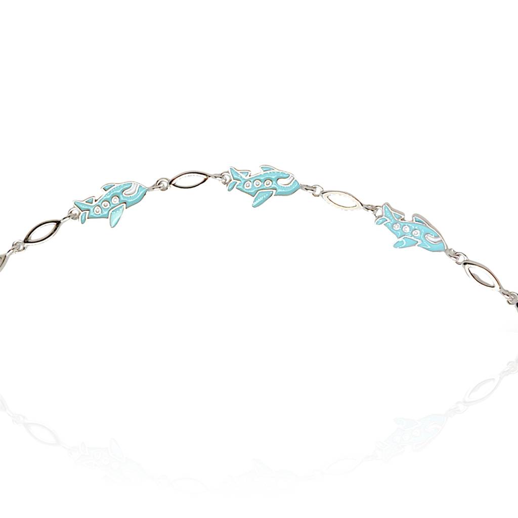 Playful Airplane Charm Bracelet For Teens - 925 Silver Jewelry : 1287