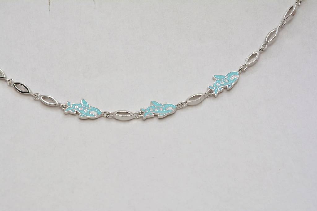 Playful Airplane Charm Bracelet For Teens - 925 Silver Jewelry : 1287