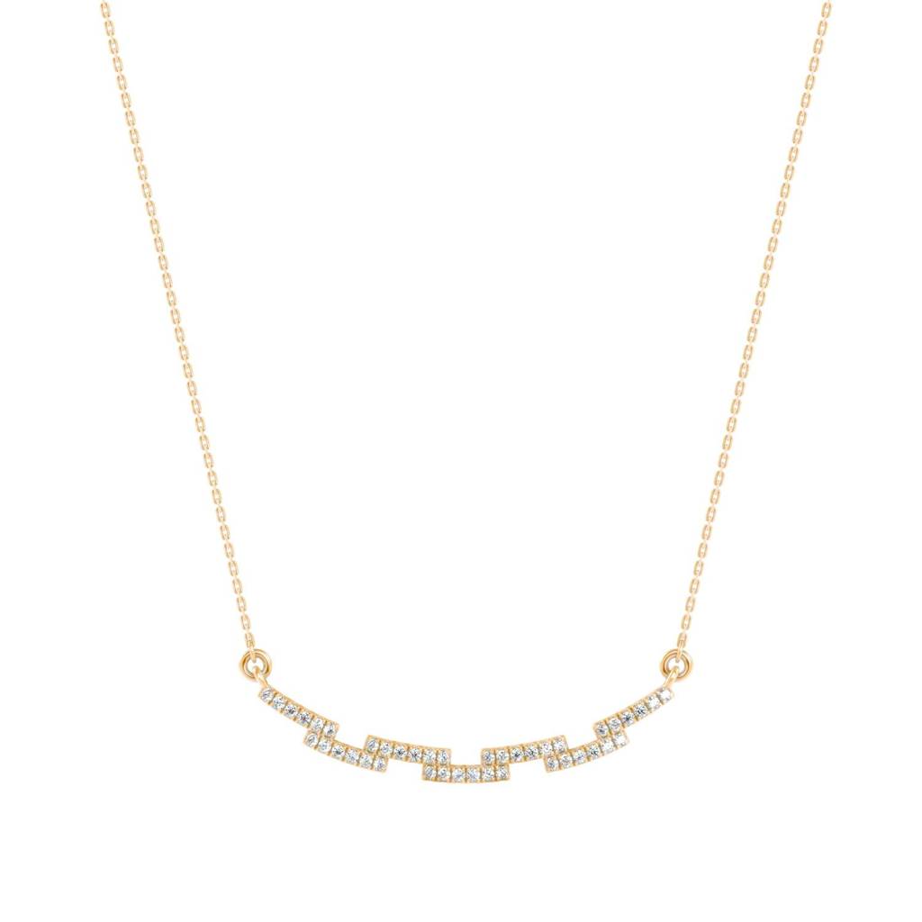 Sleek Diamond Necklace