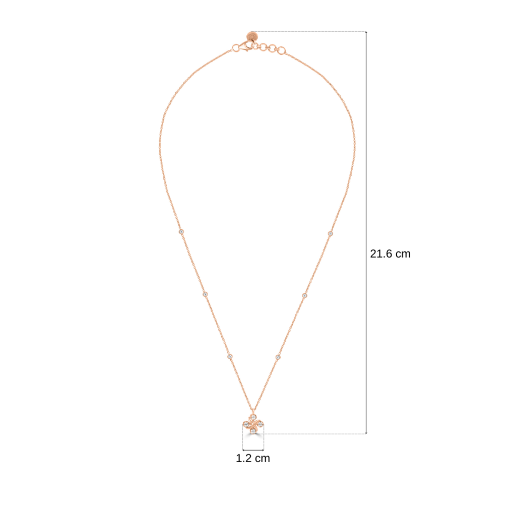 The Four Chakra Diamond Necklace : SLET15